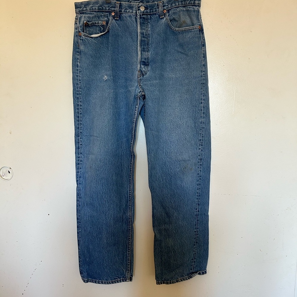 Levi’s button front 501 jeans. Size 38x30